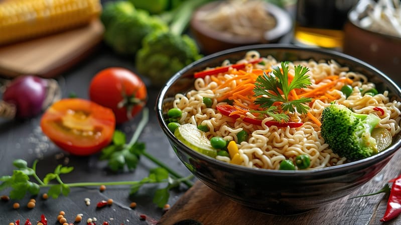 instant noodles photo